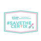 CCAP #savethecervix Sticker